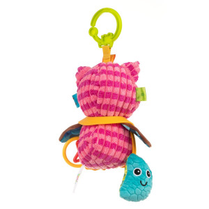 Игрушка подвесная с грызунком Balibazoo Сова Оливия, серия Активная жизнь